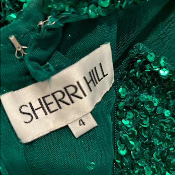 SIZE 4 SHERRI HILL PROM DRESS FROM TERRY COSTA!! - Picture 4 of 6